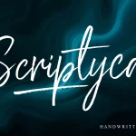 Scriptyca Brush Font