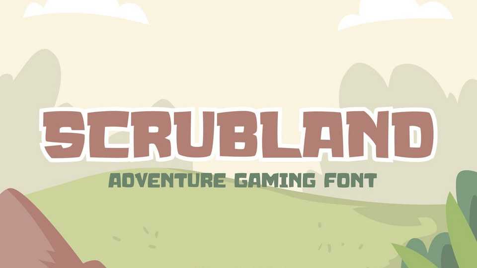 Scrubland Font › Fontesk