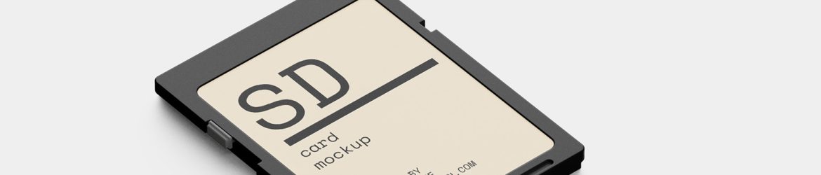 SD card mockup
