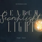 Searchlight Fonts – Free Demo - Fonte Grátis Searchlight Fonts – Free Demo