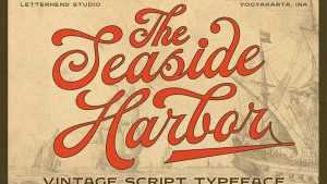Seaside Harbor Font › Fontesk