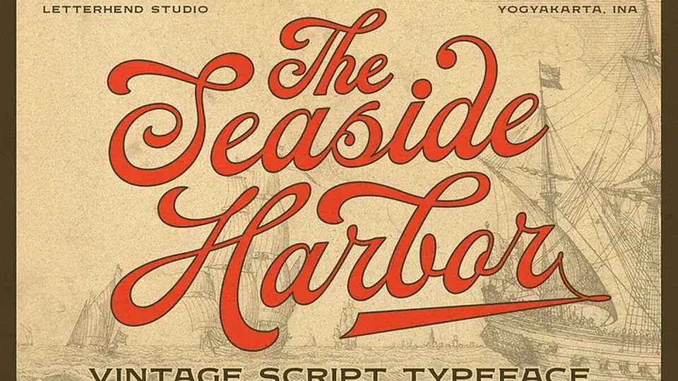 Seaside Harbor Font › Fontesk