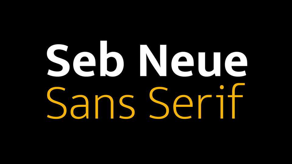 Seb Neue Font Family › Fontesk