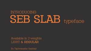 Seb Slab Font Family › Fontesk