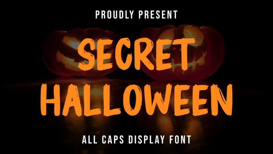 Secret Halloween Font › Fontesk