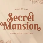 Secret Mansion Serif Font