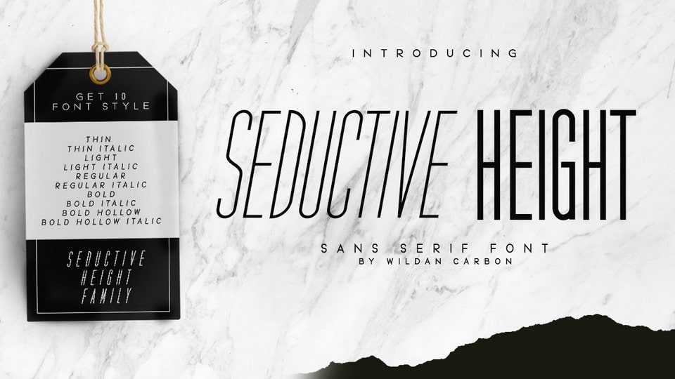 Seductive Height Font › Fontesk