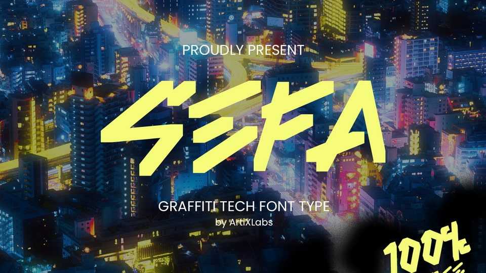 Sefa Graffiti Tech Font › Fontesk