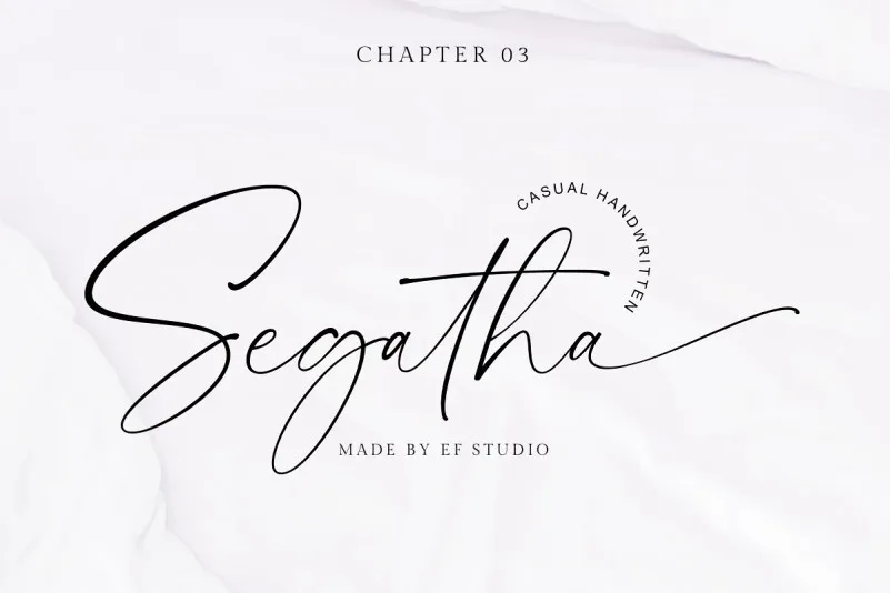 Segatha Handwritten Font