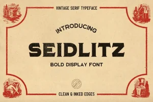 Seidlitz Typeface