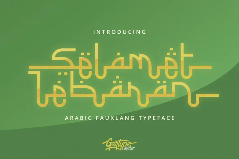 Selamet Lebaran Typeface
