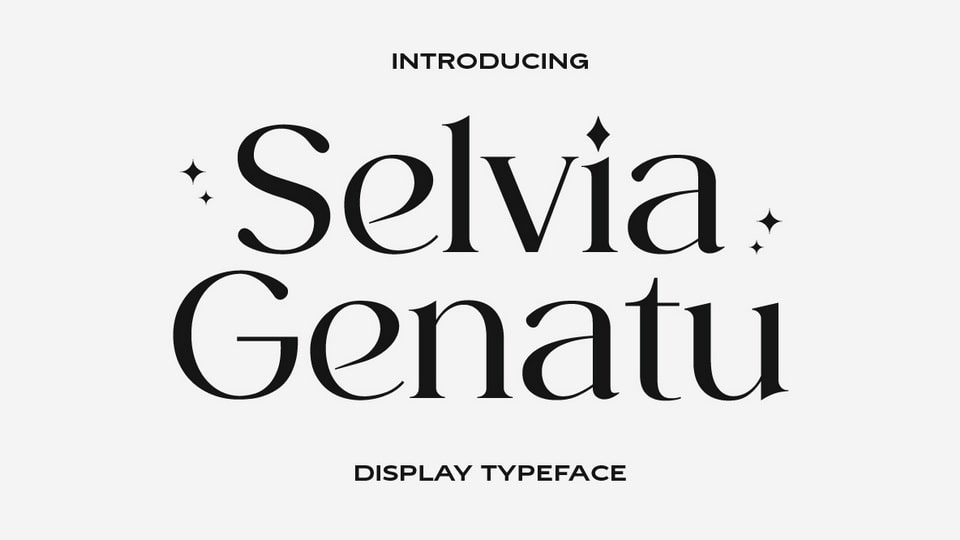 Selvia Genatu Font › Fontesk