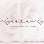 Selyna Avelyn Script Font