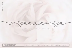 Selyna Avelyn Script Font