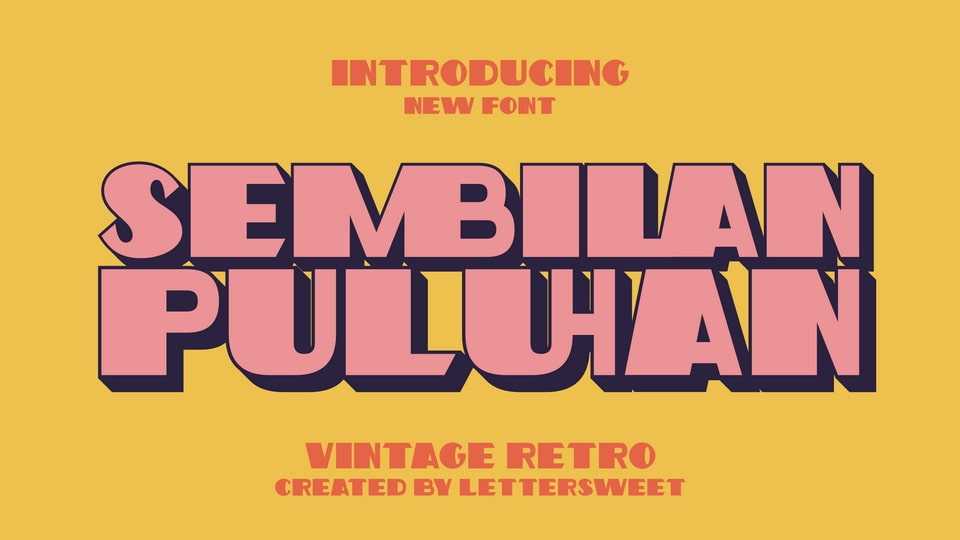 Sembilan Puluhan Font › Fontesk