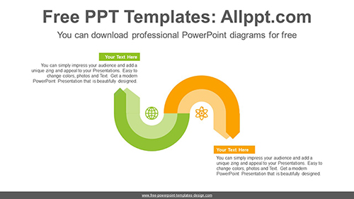Semi-circular symmetry PowerPoint Diagram Template