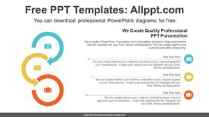 Semi Doughnut Ring PPT Diagram