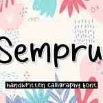 Semprul Script Font