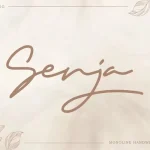 Senja Font - Fonte Grátis Senja Font