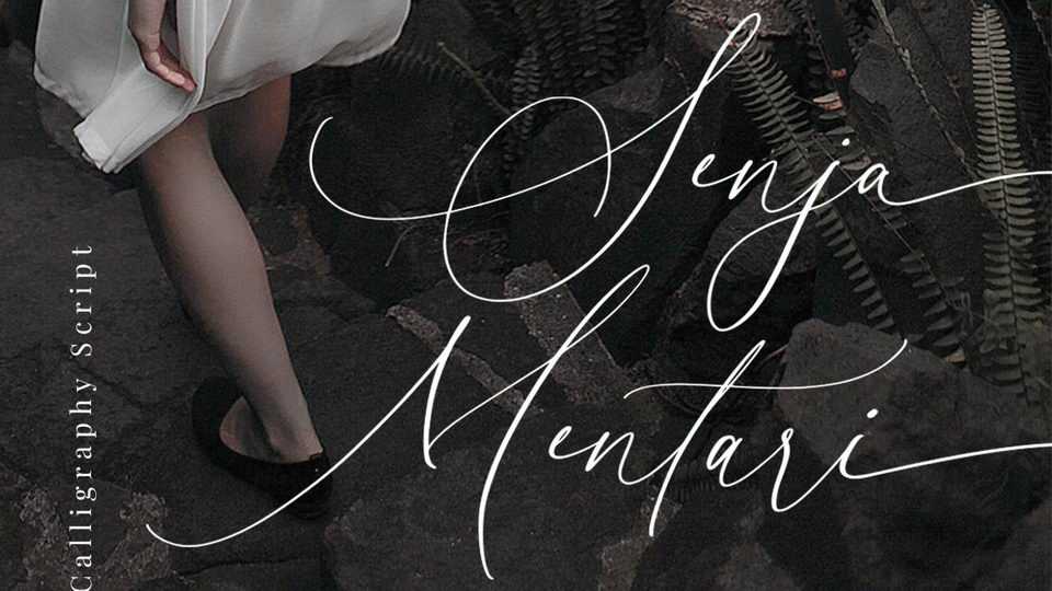 Senja Mentari Script Font › Fontesk