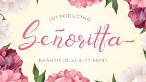 Senoritta Script › Fontesk