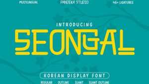 Seongal Font › Fontesk
