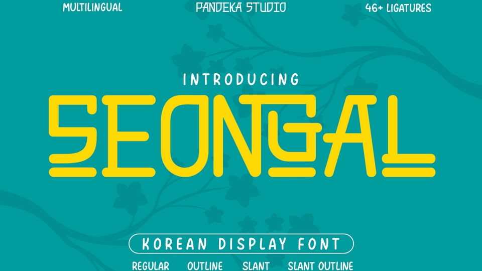 Seongal Font › Fontesk