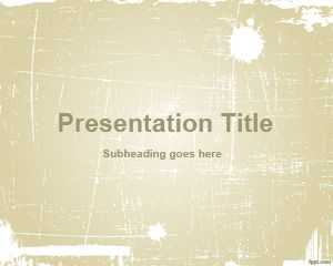 Sepia Abstract PowerPoint Template
