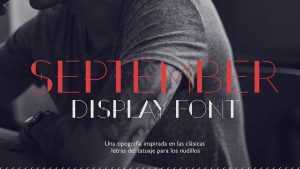 September Typeface › Fontesk