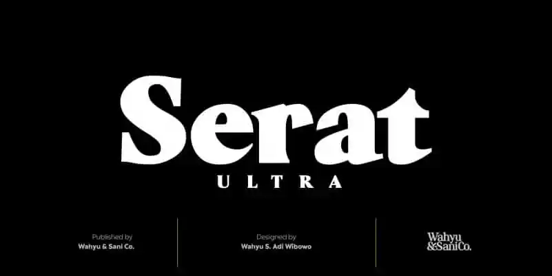 Serat Serif Font