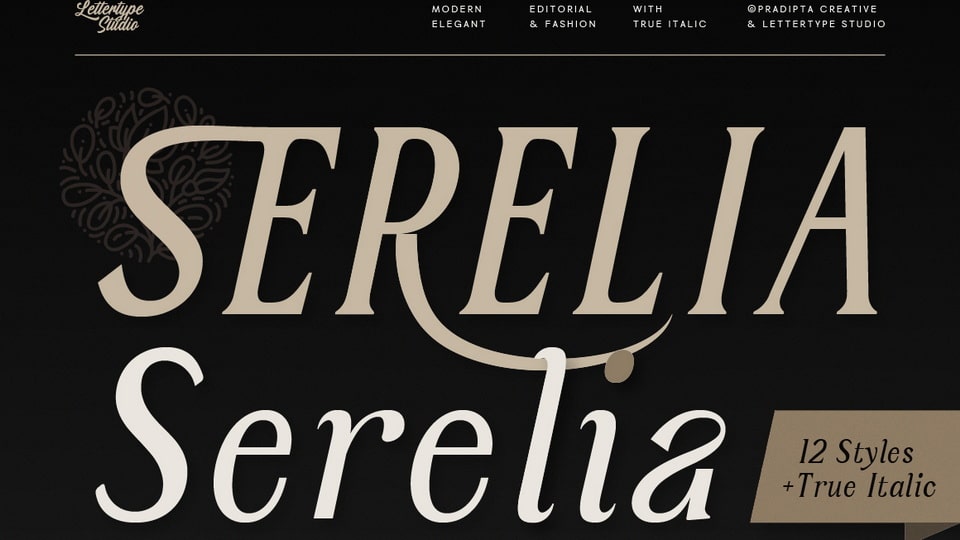 Serelia Font › Fontesk