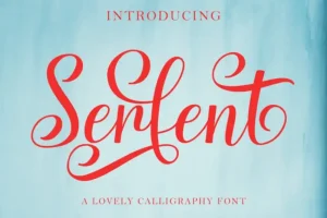 Serfent Script Font