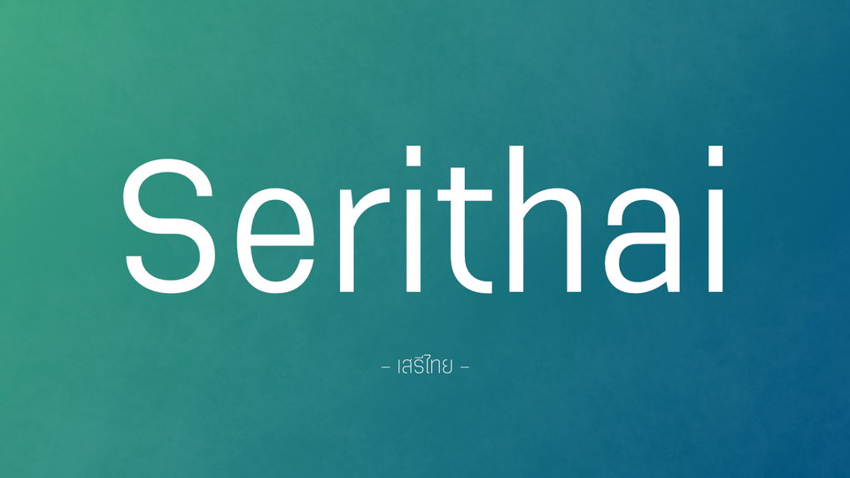 Serithai Font › Fontesk