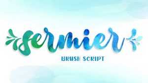 Sermier Script Font › Fontesk