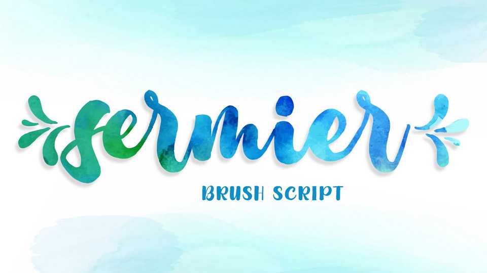 Sermier Script Font › Fontesk