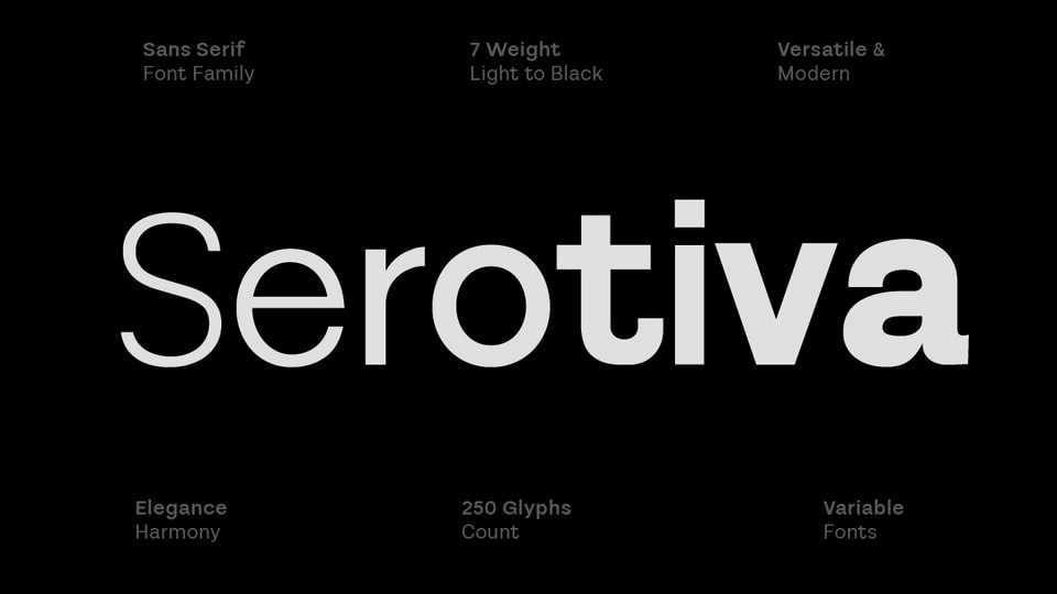 Serotiva Font Family › Fontesk