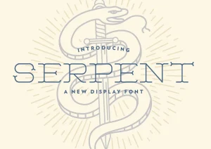 Serpent Display Font