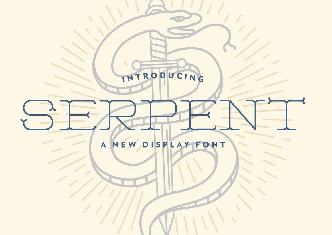 Serpent Display Font