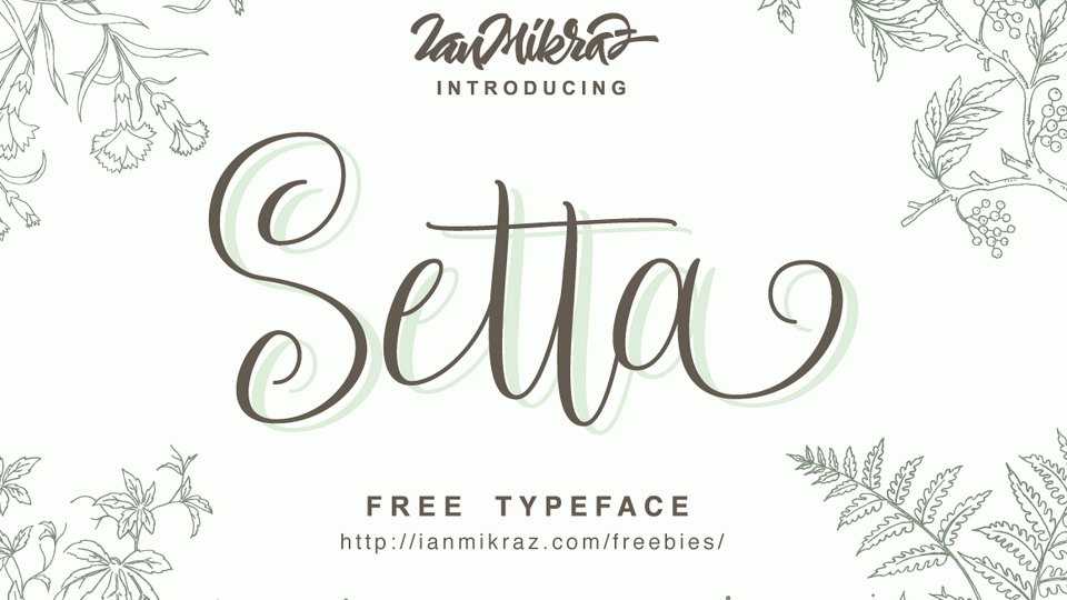 Setta Script Font › Fontesk