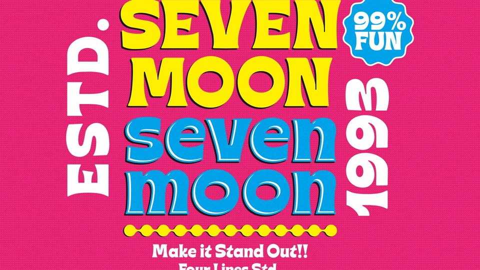 Seven Moon Font › Fontesk