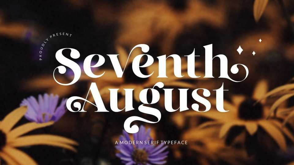Seventh August Font › Fontesk