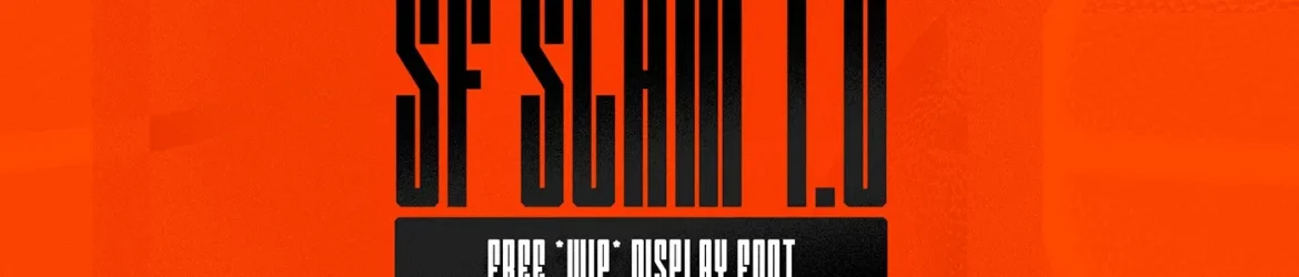 SF SLAM 1.0 Font