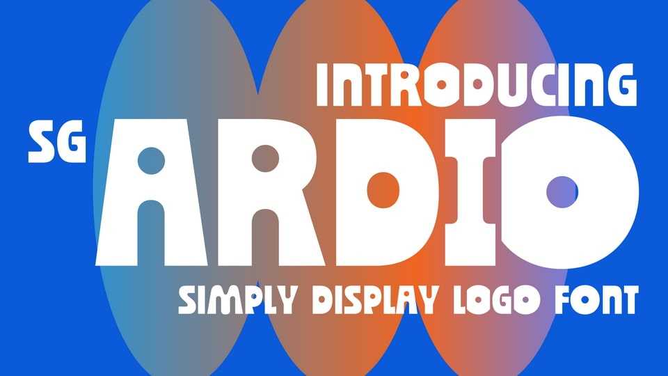 SG Ardio Font › Fontesk