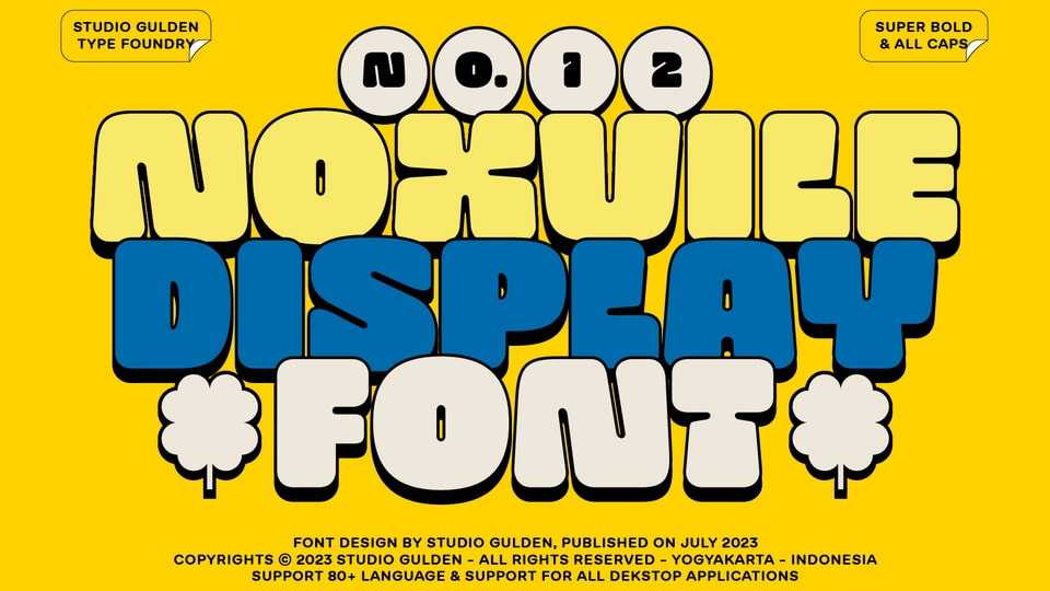 SG Noxvile Font › Fontesk