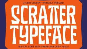 SG Scratter Font › Fontesk