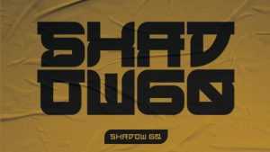 Shadow 60 Font Family › Fontesk