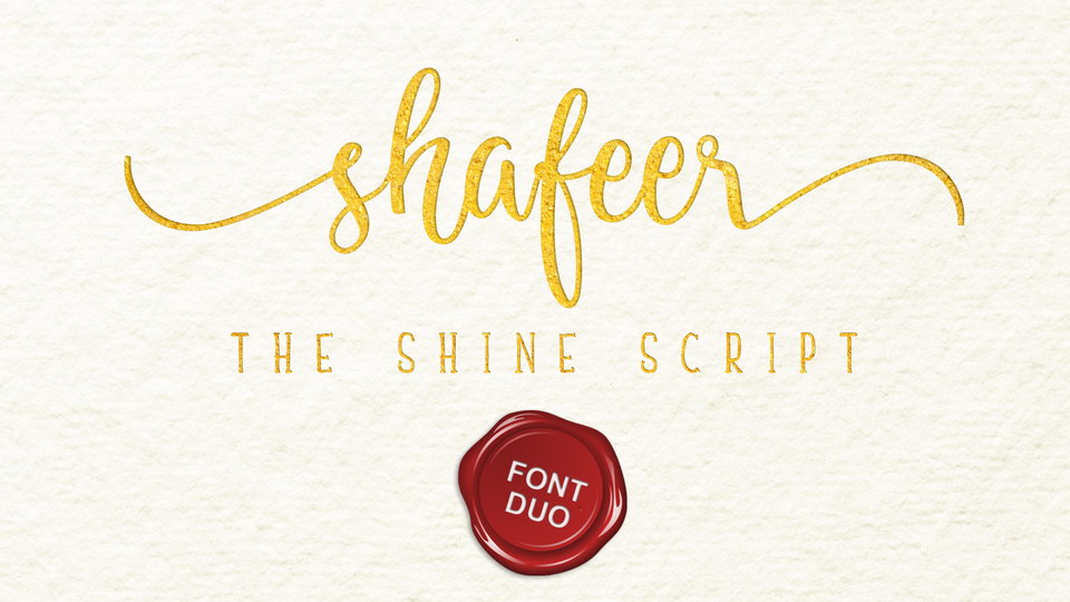 Shafeer Script Font › Fontesk