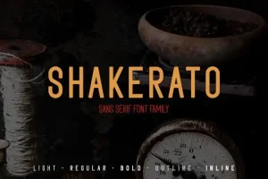 Shakerato Sans Serif Font