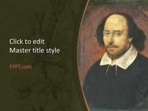 Shakespeare PowerPoint Template