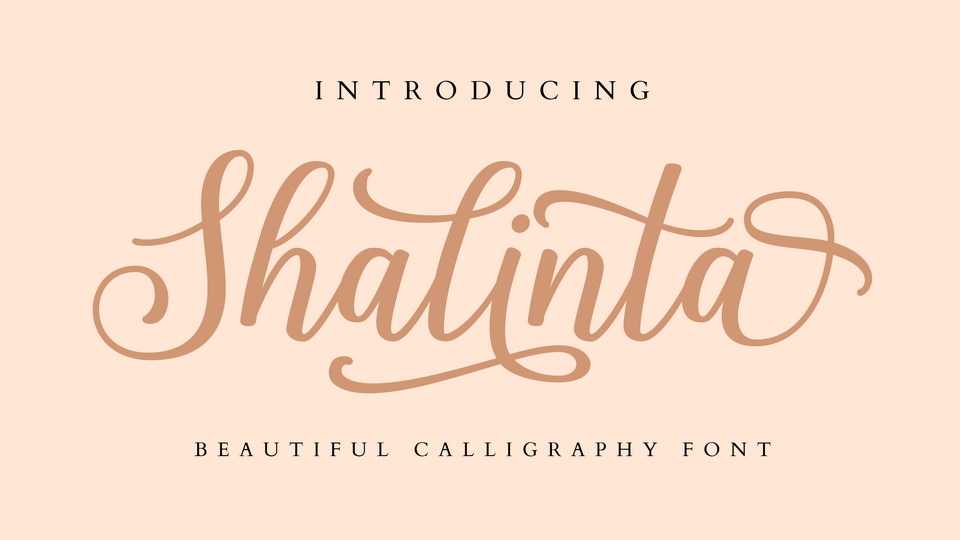 Shalinta Script › Fontesk